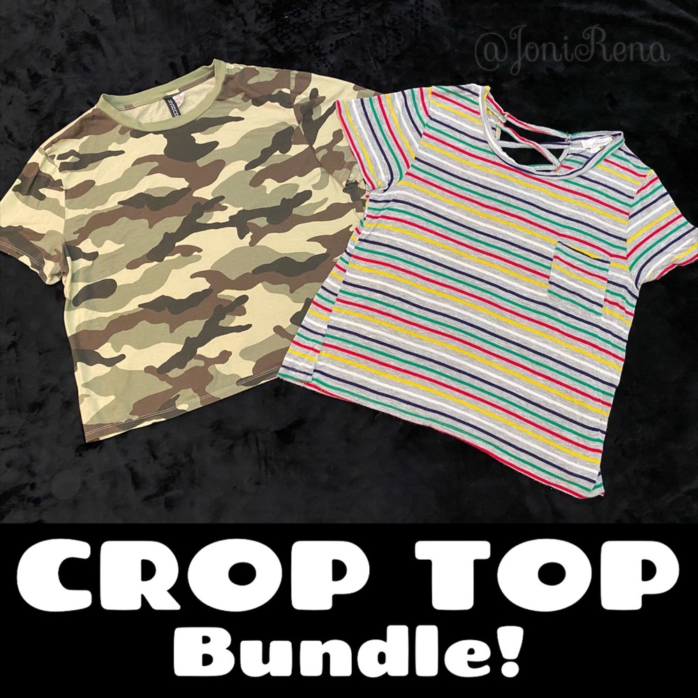 🤩 Camo | Stripes CROP TOP BUNDLE 🤩